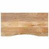 vidaXL Blat biurka, z wycięciem, 110x50x2,5 cm, surowe drewno mango
