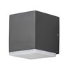 KONSTSMIDE Lampa ścienna LED Monza, 1 x 6 W, ciemnoszara