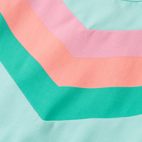 Sukienka dziecięca ze sznurkiem, jasnomiętowa, 128