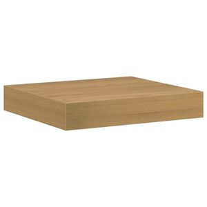 vidaXL P&oacute;łka ścienna Do montażu na ścianie Brązowy 23 x 23,5 x 3,8 cm