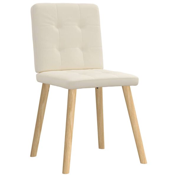 vidaXL Krzesła stołowe, 4 szt., lniane