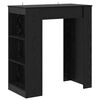 vidaXL St&oacute;ł barowy 95 x 47 x 103,5 cm Drewno inżynieryjne Czarny dąb