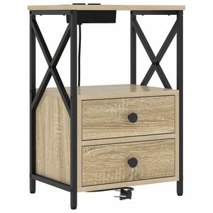 vidaXL Szafka Nocna Dąb Sonoma 40 x 31 x 60 cm Drewno inżynieryjne
