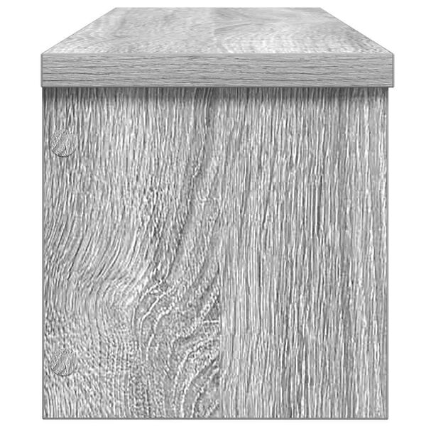 vidaXL P&oacute;łka kuchenna składana, szary dąb sonoma, 60x15x16 cm