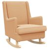 vidaXL Fotel bujany Beżowy 62 x 80 x 85 cm Boucl&eacute;