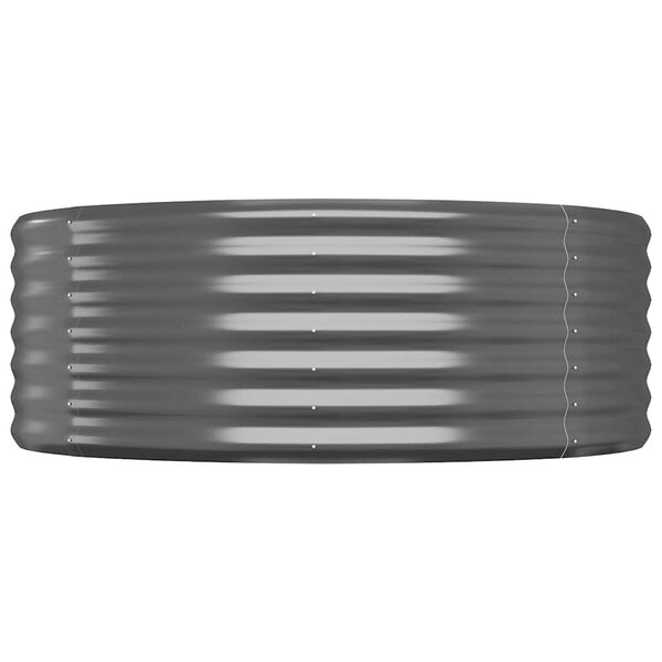 vidaXL Podwyższona donica, stal ocynkowana 507x100x36 cm