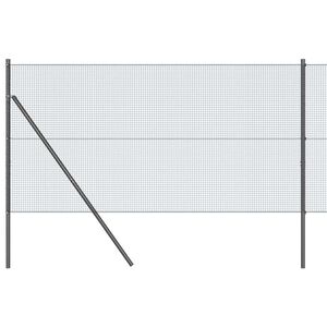 vidaXL Ogrodzenie z spawanej siatki do mocowania w ziemi 10 x 1,4 m