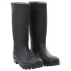 vidaXL Kalosze, czarne, rozmiar 44, PVC