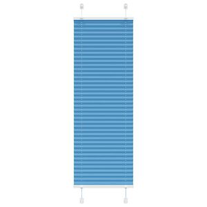 vidaXL Roleta plisowana niebieska 40x100 cm Szerokość tkaniny 39,4cm