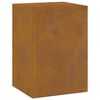 vidaXL Stojak na rośliny 2 pcs Rdzawy 24 x 24 x 35 cm stal kortenowska