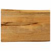 vidaXL Blat stołu, 60x40x3,8 cm, naturalna krawędź, lite drewno mango