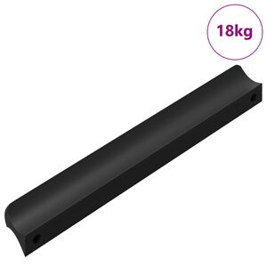 vidaXL Uchwyt 973 szt. Czarny 106 x 7,4 x 15,5 mm Aluminium