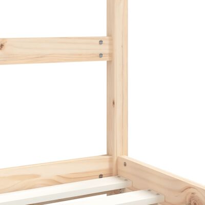vidaXL Rama łóżka dziecięcego, 2x(70x140) cm, lite drewno sosnowe