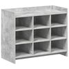 vidaXL Szafka na buty Betonowy szary 85 x 39,5 x 70 cm