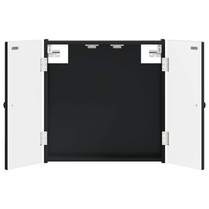 vidaXL Szafka na tarczę do rzutk&oacute;w BREDA Czarny 52,5 x 10,5 x 53,5 cm