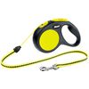 Flexi Smycz automatyczna New Classic, S, 5 m, czarno-neonowa