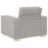 vidaXL Sofa Fotel Cloud Grey 60 cm Tkanina
