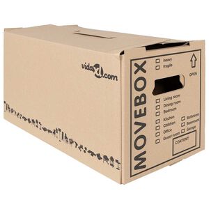 vidaXL Skrzynka przeprowadzka 20 szt. naturalny 59 x 31,5 x 31,5 cm