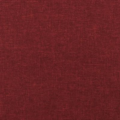 vidaXL Stołek barowy, winna czerwień, tapicerowany tkaniną