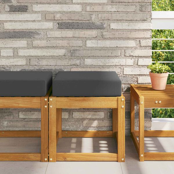 vidaXL Poduszka siedzeniowa na zewnątrz Antracyt 40 x 40 x 8 cm