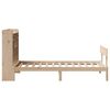 vidaXL Łóżko z regałem, bez materaca, 90x200 cm, sosnowe