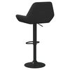 vidaXL Stołki barowe, 2 szt., czarne, obite aksamitem