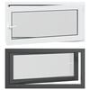vidaXL Okno piwniczne typu tilt & turn RISOR 120 x 60 cm PVC i szkło