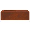 vidaXL Kominek Brązowy 100 x 100 x 30 cm