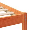 vidaXL Ramka ł&oacute;żka Woskowy Brąz 120 x 200 cm Lite drewno sosnowe