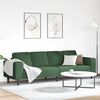vidaXL Sofa Ciemna zieleń 250 x 77 x 76 cm Tkanina sztruksowa