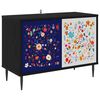 vidaXL Szafka pod telewizor MAINZ 69 x 33 x 50,5 cm Czarny dąb