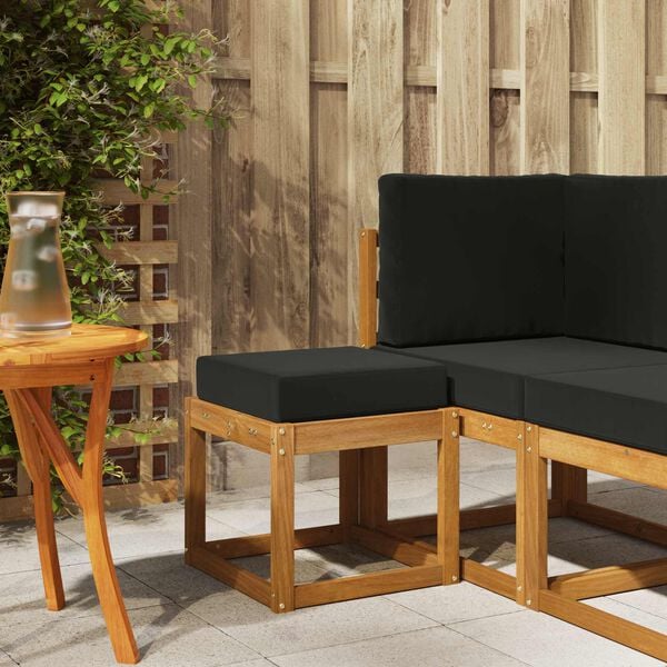 vidaXL Stołek ogrodowy Lite Drewno Akacji Naturalny