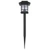 vidaXL Ogrodowe lampy solarne LED, 12 szt., ze szpikulcem 8,6x8,6x38 cm