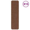 vidaXL Mats antypoślizgowe na schody 15 szt. 75 x 20 cm Ż&oacute;łty PP
