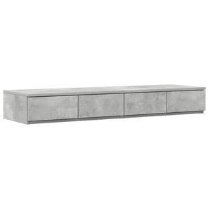 vidaXL Szuflady do ł&oacute;żka Betonowy szary 120 x 36,5 x 16,5 cm