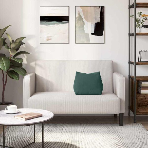 vidaXL Poduszka na plecy Ciemna zieleń 45 x 20 x 35 cm