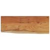 vidaXL P&oacute;łka ścienna, 50x20x2,5 cm, drewno akacjowe, naturalna krawędź
