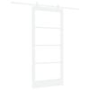 vidaXL Drzwi przesuwne ORKDAL Biały 93 x 202 cm