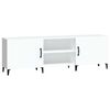 vidaXL Szafka pod TV, biała, 150x30x50 cm, materiał drewnopochodny