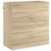 vidaXL Szafka pod zlewem w łazience dąb Sonoma 78,5 x 37,5 x 81 cm