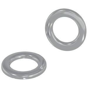 vidaXL Podkładki 2 szt. Srebrny 10 x 10 x 0,8 mm Żelazo