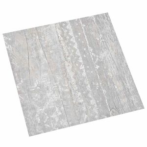 vidaXL Samoprzylepne Deski Podłogowe Szary 30,5 x 30,5 cm 20 szt. PVC