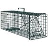 vidaXL Pułapka na zwierzęta Zielony 61 x 20 x 21,5 cm Stal