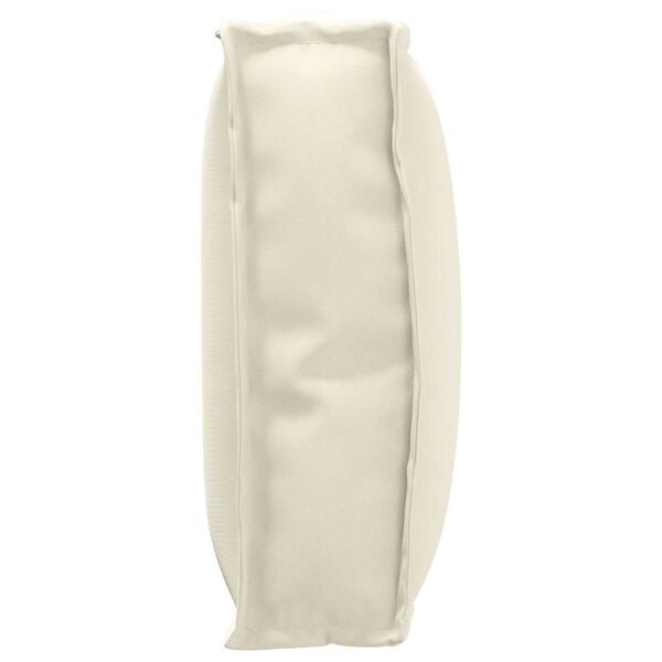 vidaXL Poduszka Kremowy 60 x 40 x 12 cm Materiał Oxford