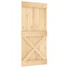 vidaXL Drzwi przesuwne NARVIK 95 x 210 cm (213,5 cm)