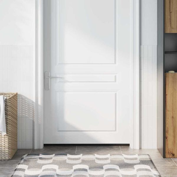 vidaXL Uszczelki z szczotką do drzwi na zatrzask 2 pcs Biały 100 cm