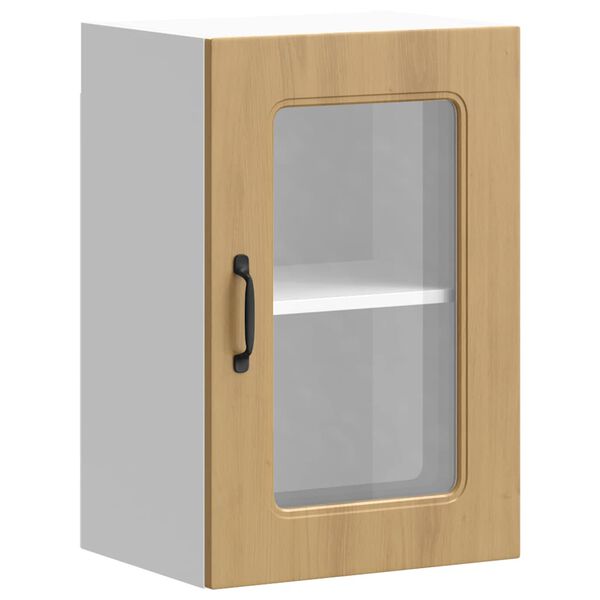 vidaXL Szafka ścienna kuchenna ze drzwiami, Kalmar, dąb artisan