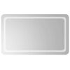 vidaXL Lustro łazienkowe z LED, 100x60 cm