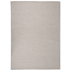 vidaXL Dywan zewnętrzny o płaskim splocie, 200x280 cm, jasnoszary