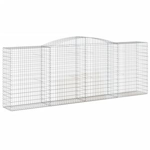 vidaXL Łukowaty kosz gabionowy 400x50x140/160 cm, galwanizowane żelazo